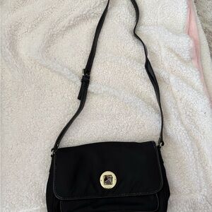 kate spade Black Crossbody Bag with Gold Turn-Lock